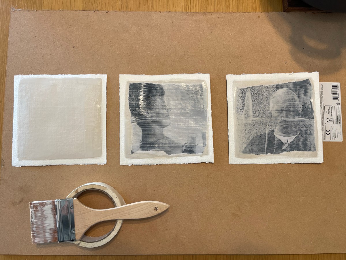 Discovering vintage gesso