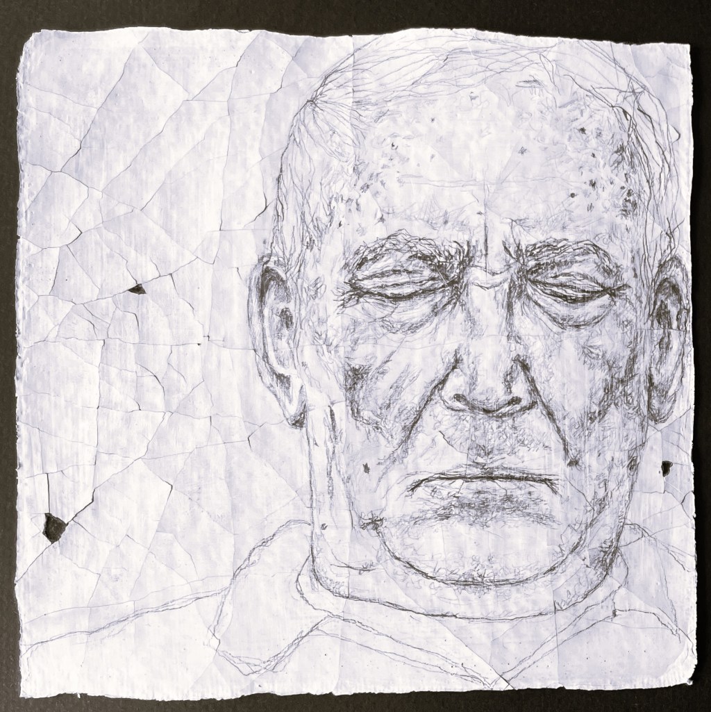 A graphite drawing of my Dad